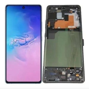 Tela Frontal Display Touch Galaxy S10 Lite G770 Oled Premium